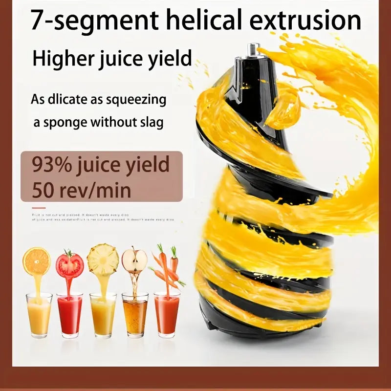 🥝 Hilton Slow Juicer – Maximize Your Juice, Minimize the Waste! 🍊