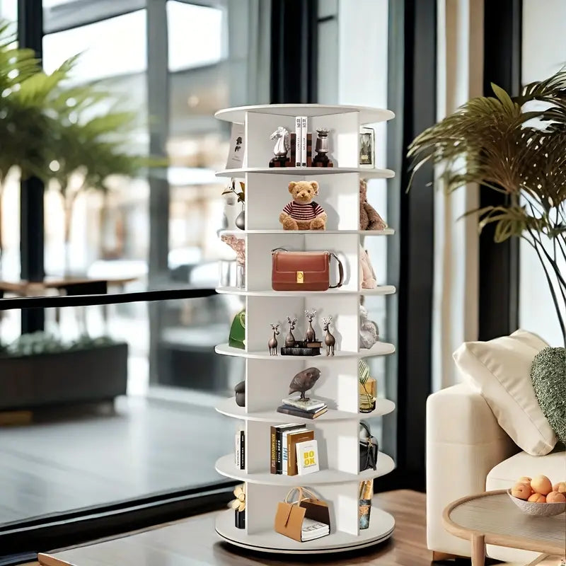 💖 360° Rotating Shoe Rack – Stylish & Space-Saving Carousel 👠✨