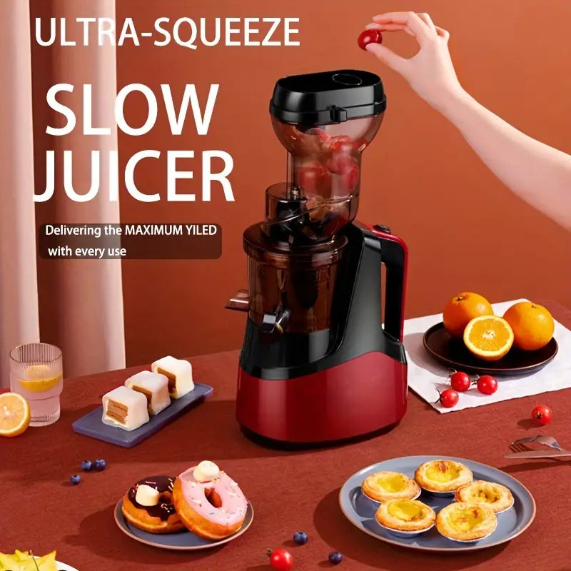 🥝 Hilton Slow Juicer – Maximize Your Juice, Minimize the Waste! 🍊