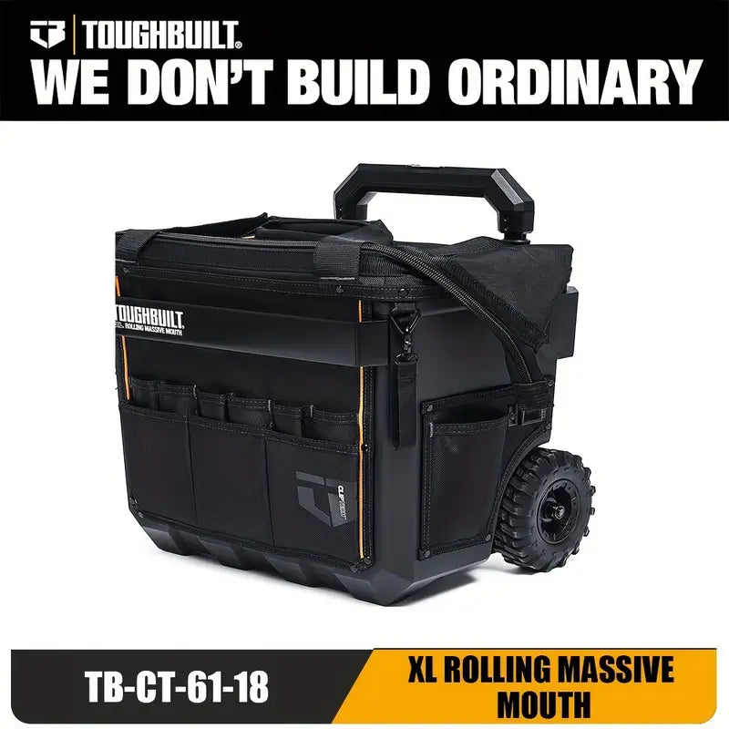 XL Rolling Tool Bag with Massive Mouth