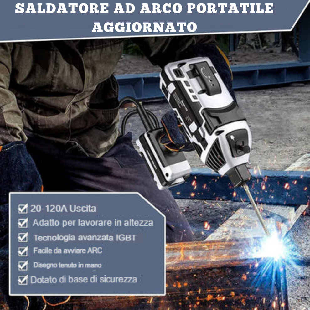 AB-Kit Saldatore Portatile 5-in-1: Saldatrice Intelligente con Set Completo di Strumenti