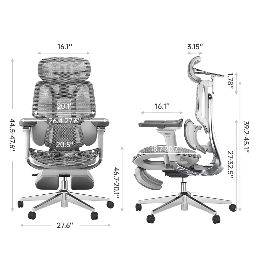 (W) Sedia da ufficio ergonomica professionale.