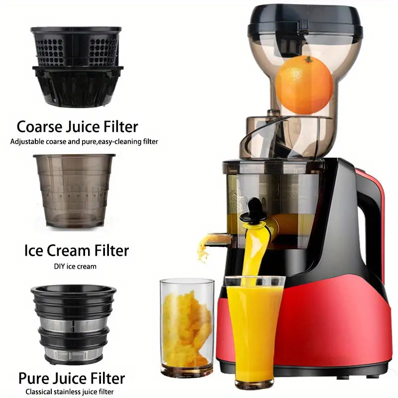 🥝 Hilton Slow Juicer – Maximize Your Juice, Minimize the Waste! 🍊