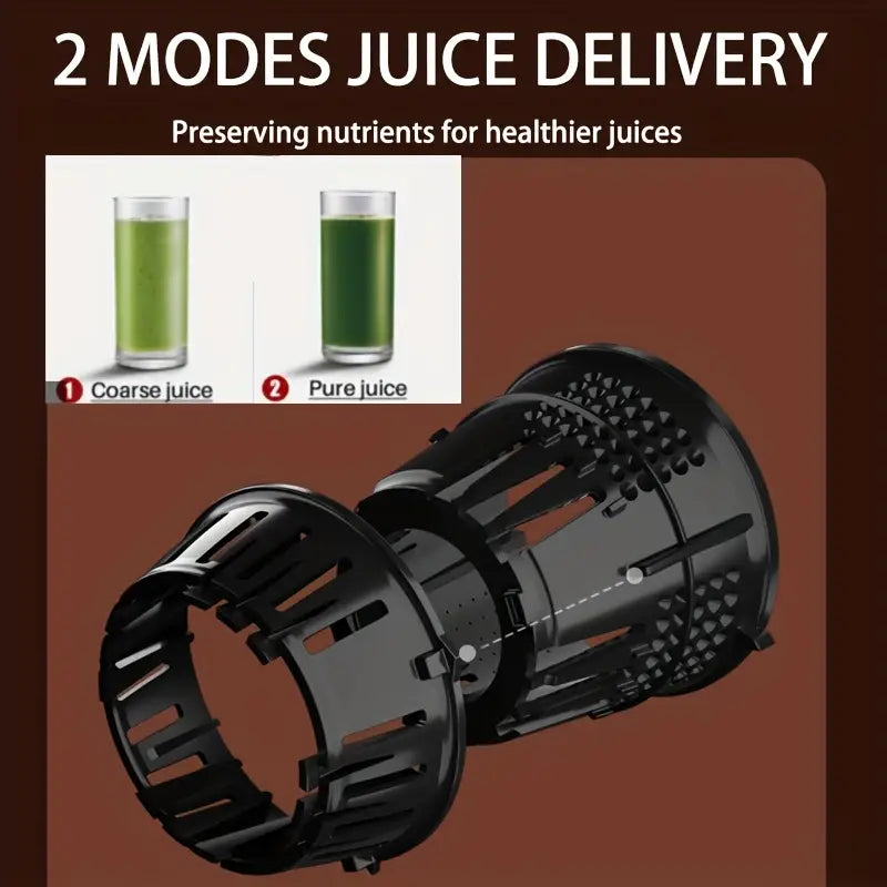 🥝 Hilton Slow Juicer – Maximize Your Juice, Minimize the Waste! 🍊